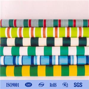 PVC Striped Tarpaulin Fabric